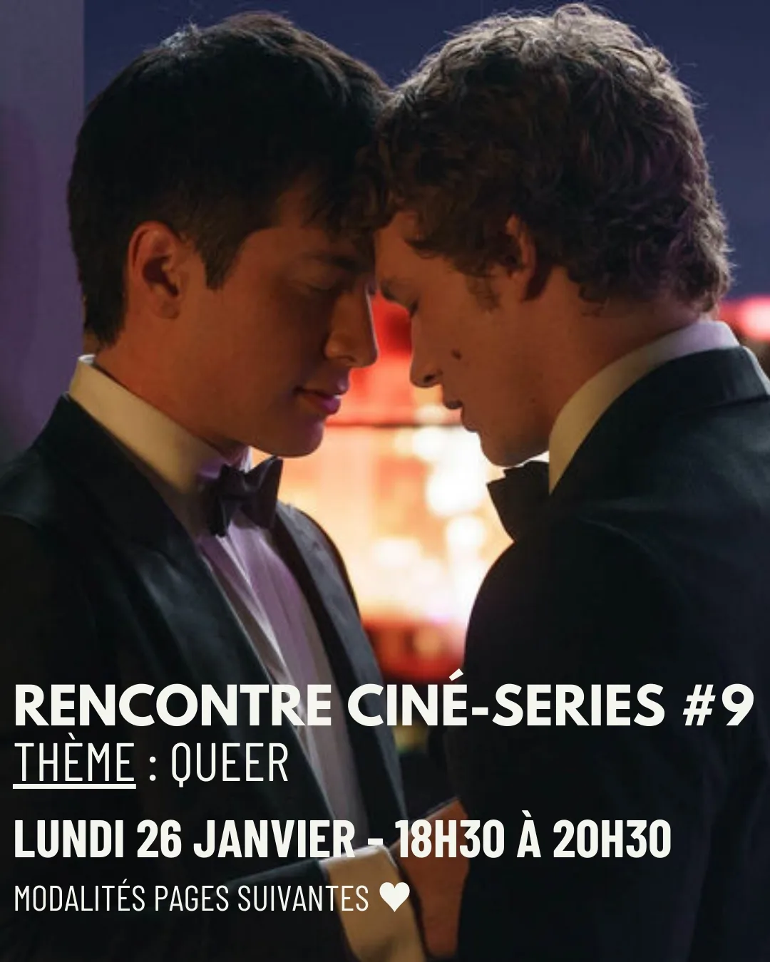 Rencontre ciné-séries : Queer