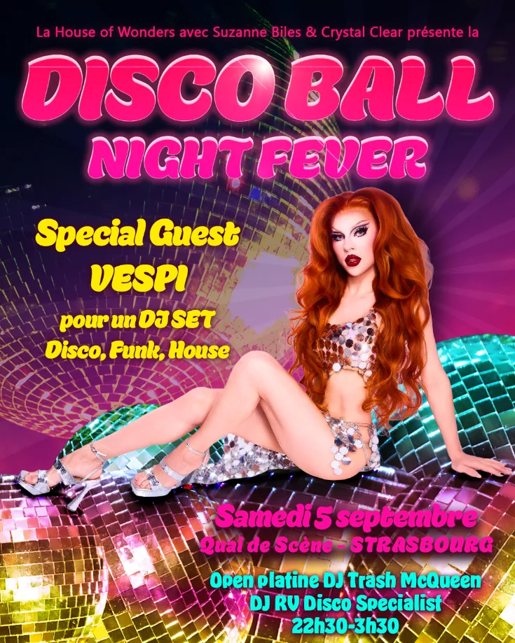 Disco Ball Nith Fever with VESPI DJ set