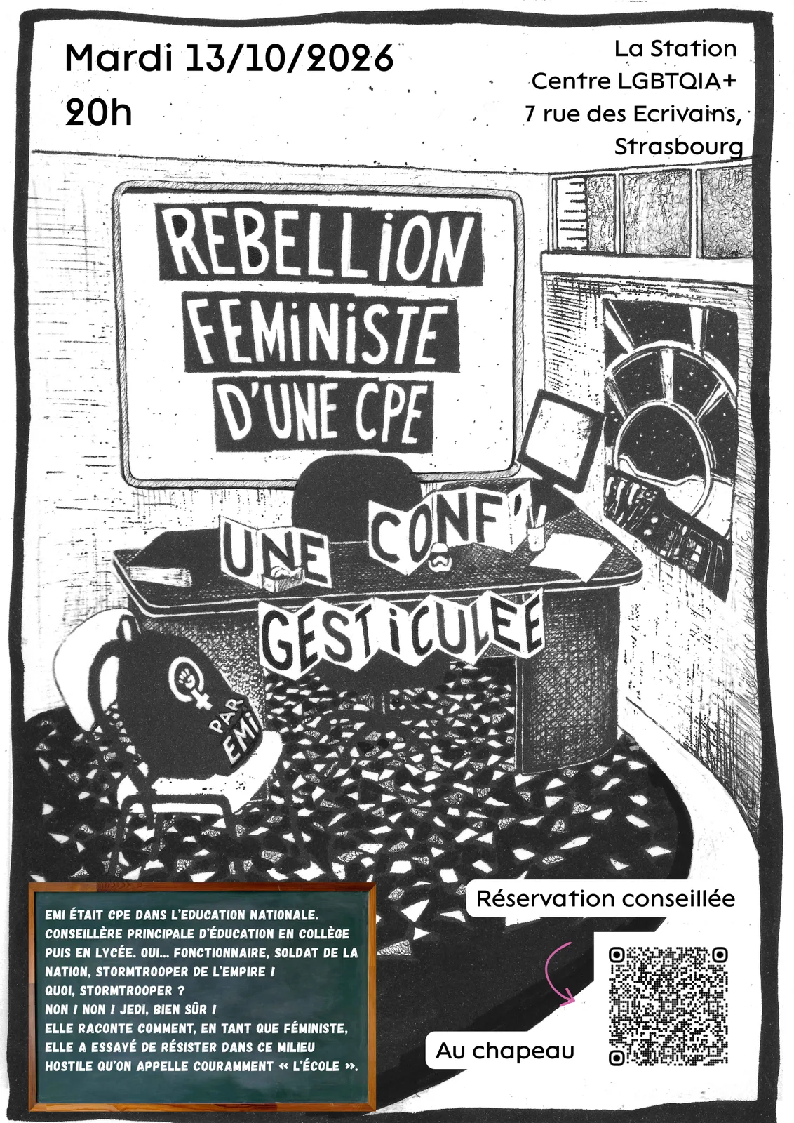 Conférence gesticulée : Rébellion féministe d'une CPE